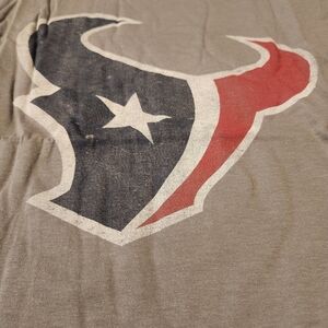 NFL 47 Brand Houston Texans Gray Long Sleeve T-Shirt Size XL
